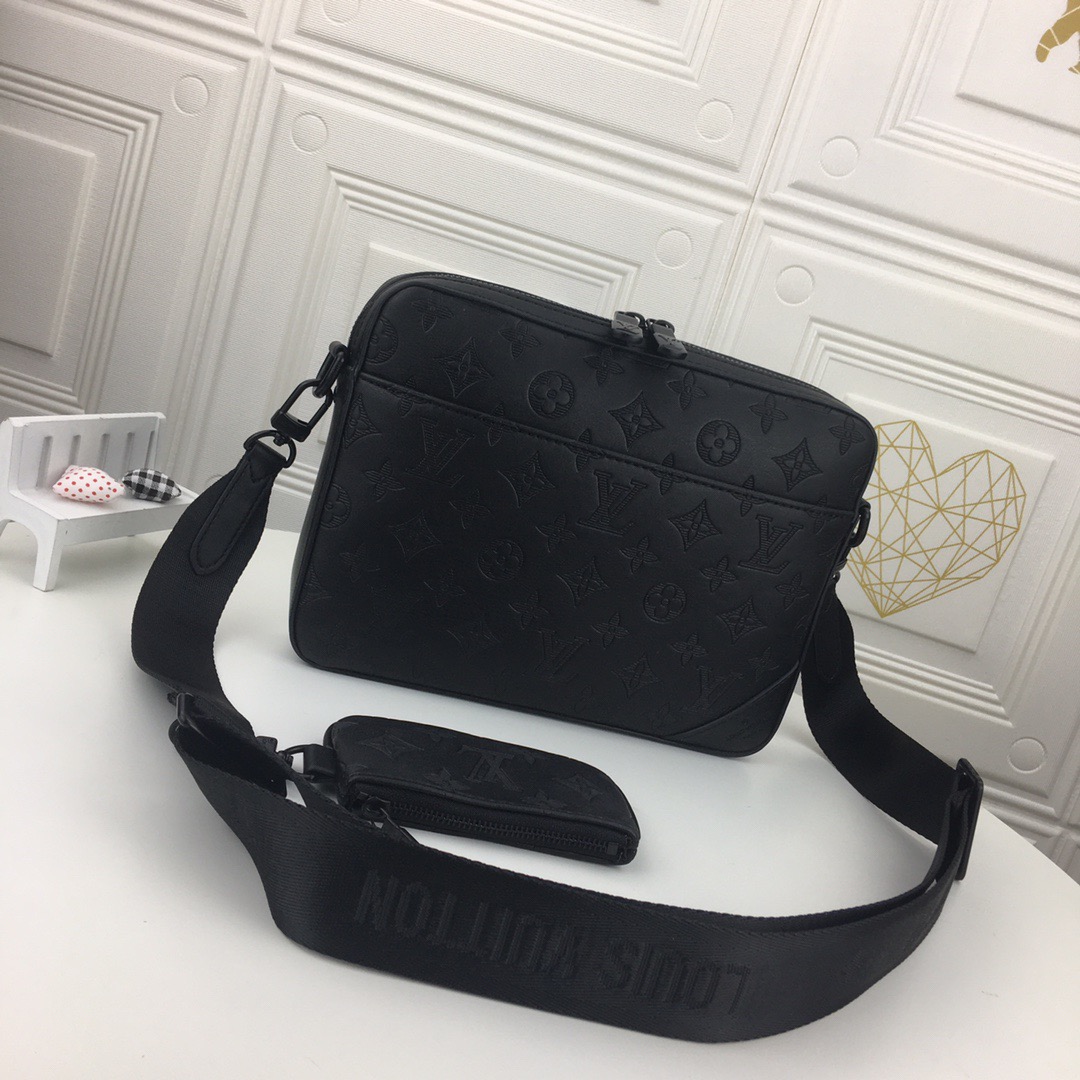 Louis Vuitton Duo Messenger Bag Black – High Paid Fashion
