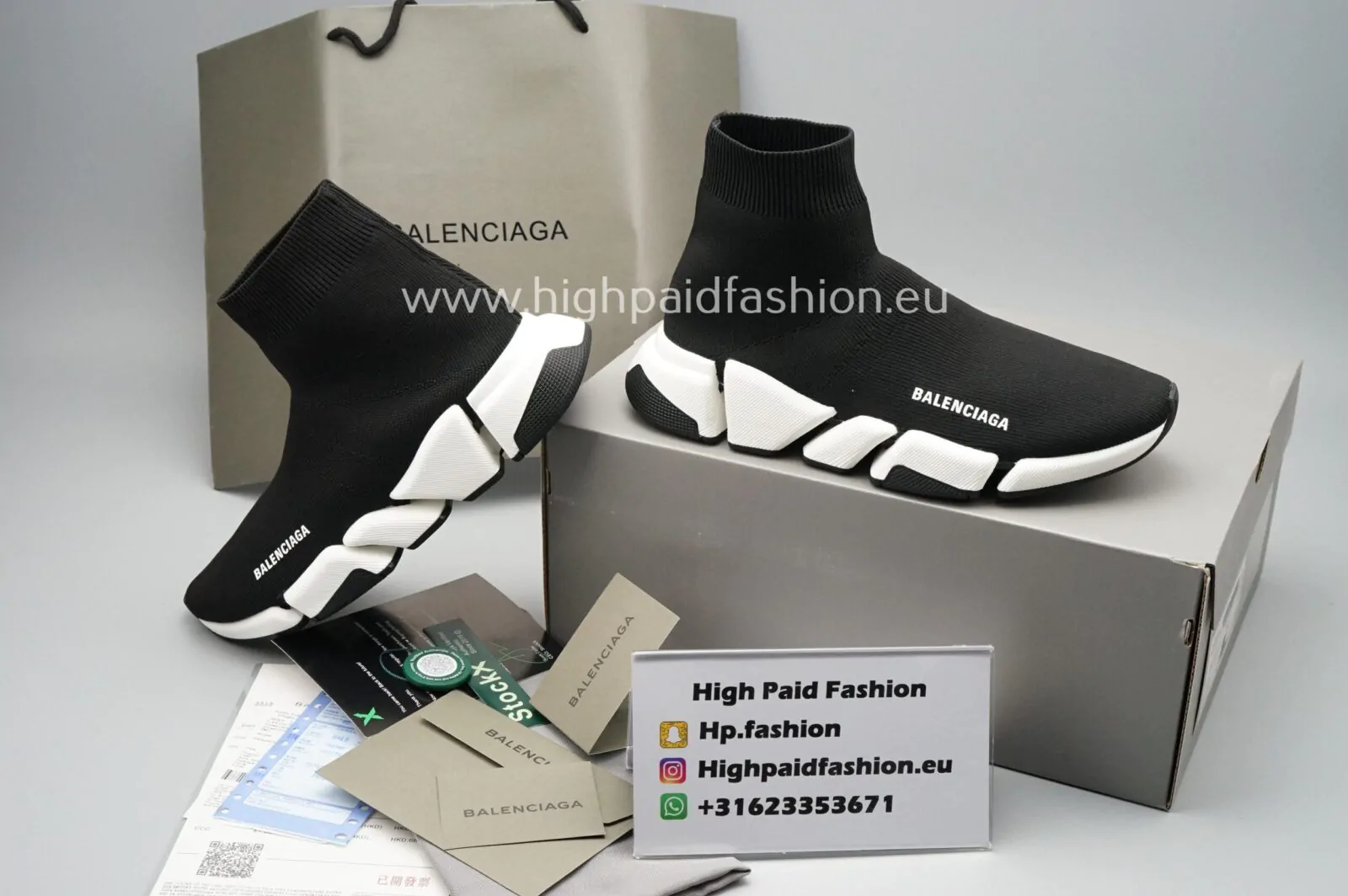 Balenciaga Speed Trainers White 2.0 - Afbeelding 2